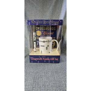 VERY RARE - THE NEW YORK TIMES CROSSWORD PUZZLE GIFT SET BY EXCALIBUR 2004